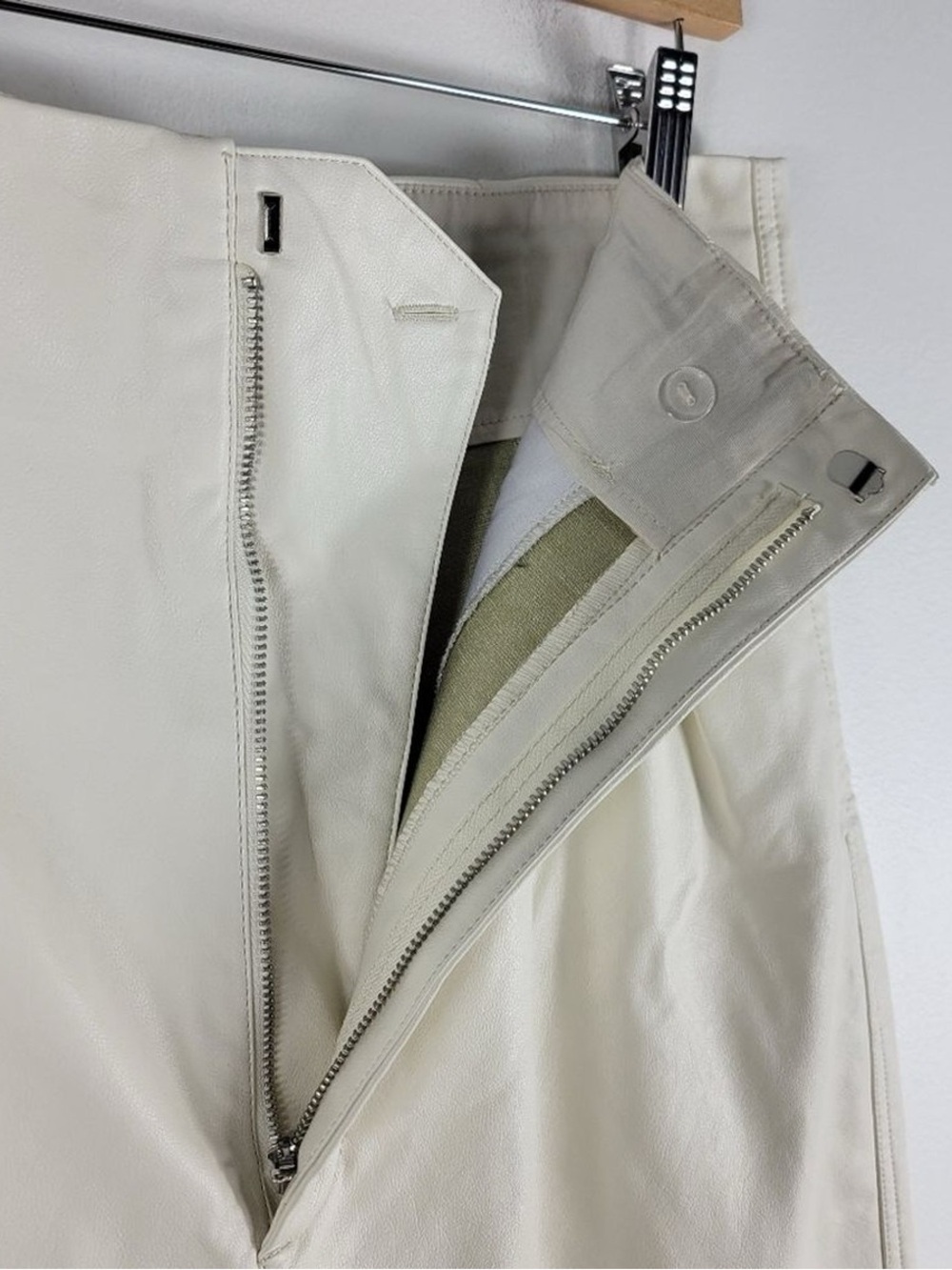 Free People Cecily Faux Leather Pants Size 0 - Picture 6 of 8